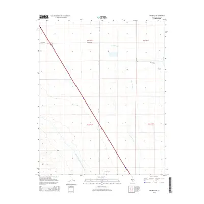 2015 Map of Lost Hills NW, 2015 Print