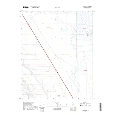 2018 Map of Lost Hills NW, 2018 Print