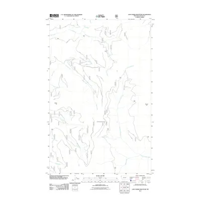 2011 Map of Lost Horse Mountain, 2011 Print