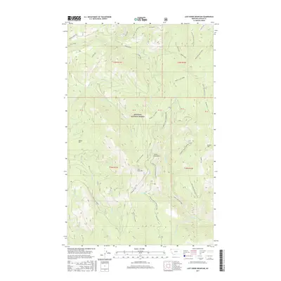 2017 Map of Lost Horse Mountain, 2017 Print