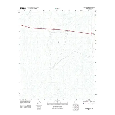 2011 Map of Lost Horse Peak, 2011 Print