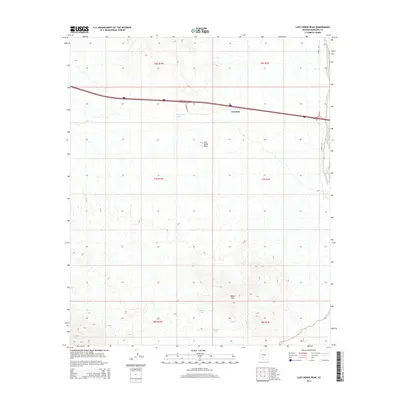 2014 Map of Lost Horse Peak, 2014 Print
