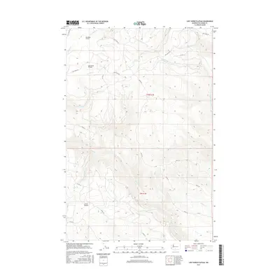 2017 Map of Lost Horse Plateau, 2017 Print
