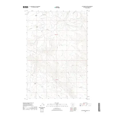 2020 Map of Lost Horse Plateau, 2020 Print