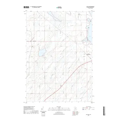 2018 Map of Lost Lake, 2018 Print