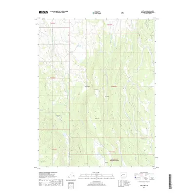 2019 Map of Lost Lake, 2019 Print