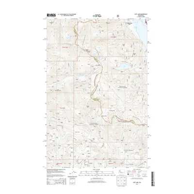 2014 Map of Lost Lake, 2014 Print