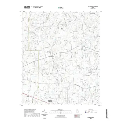2020 Map of Lost Mountain, 2020 Print
