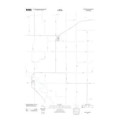 2013 Map of Lost Nation, 2013 Print