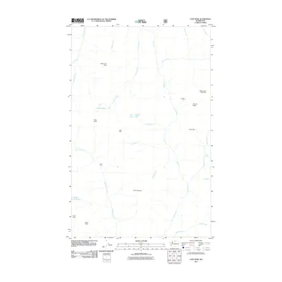 2011 Map of Lost Peak, 2011 Print