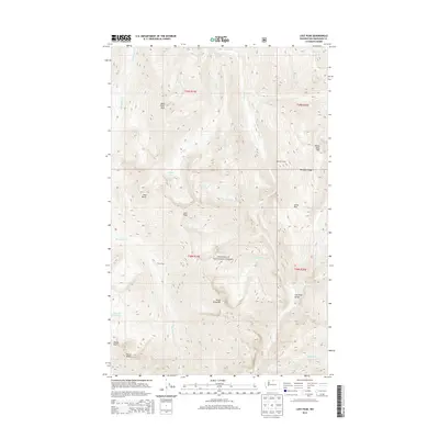 2014 Map of Lost Peak, 2014 Print
