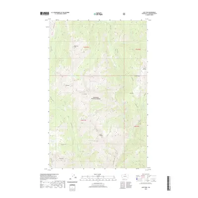 2020 Map of Lost Peak, 2020 Print