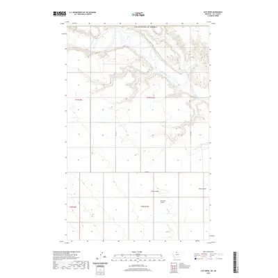 2020 Map of Lost River, 2020 Print