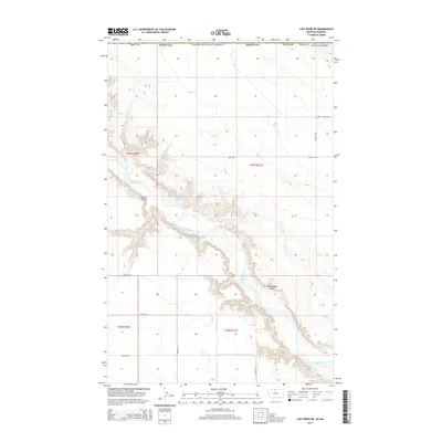 2014 Map of Lost River NE, 2014 Print