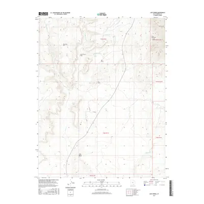 2017 Map of Lost Spring, 2017 Print