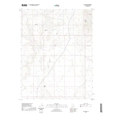 2020 Map of Lost Spring, 2020 Print