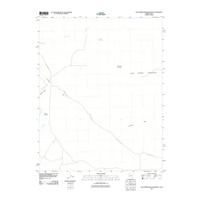 2011 Map of Lost Spring Mountain West, 2011 Print