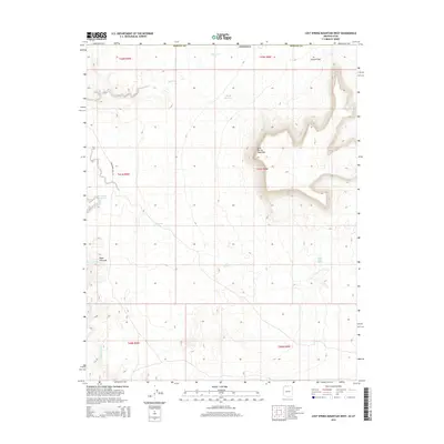 2014 Map of Lost Spring Mountain West, 2014 Print