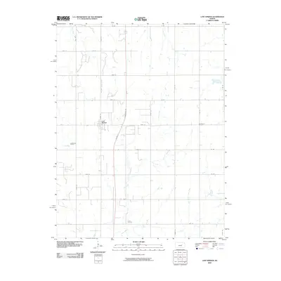 2009 Map of Lost Springs, 2009 Print