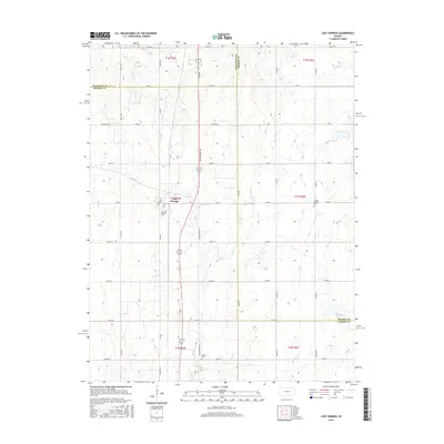 2015 Map of Lost Springs, 2015 Print