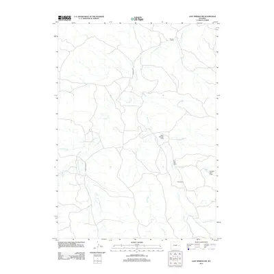 2012 Map of Lost Springs NW, 2012 Print