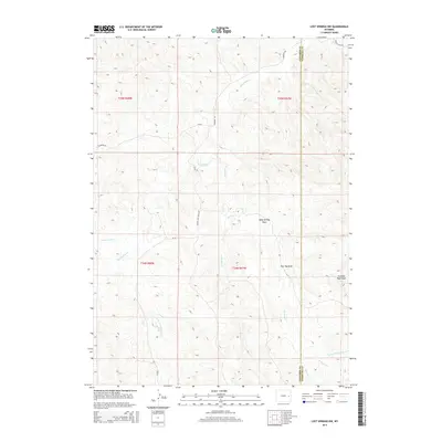 2015 Map of Lost Springs NW, 2015 Print