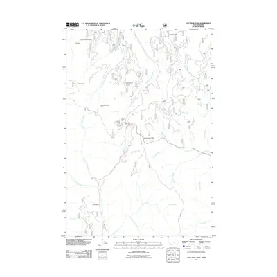 2011 Map of Lost Trail Pass, 2011 Print