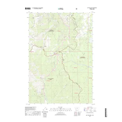 2020 Map of Lost Trail Pass, 2020 Print