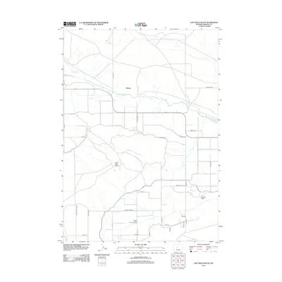 2012 Map of Lost Wells Butte, 2012 Print