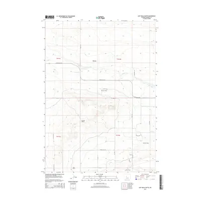 2015 Map of Lost Wells Butte, 2015 Print