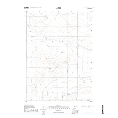 2017 Map of Lost Wells Butte, 2017 Print