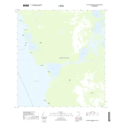 2018 Map of Lostmans River Ranger Station, 2018 Print