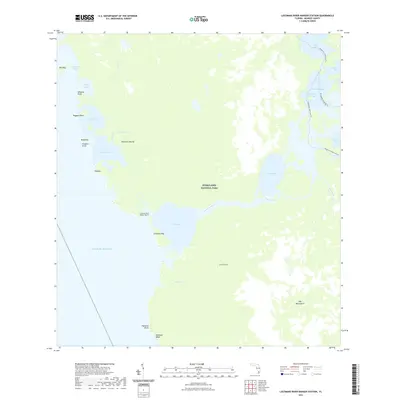 2021 Map of Lostmans River Ranger Station, 2021 Print