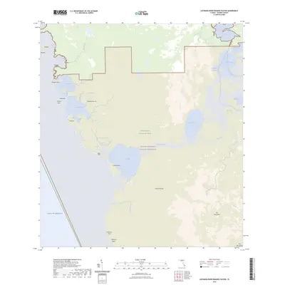 2024 Map of Lostmans River Ranger Station, 2024 Print