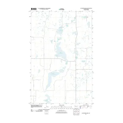 2011 Map of Lostwood Lakes, 2011 Print
