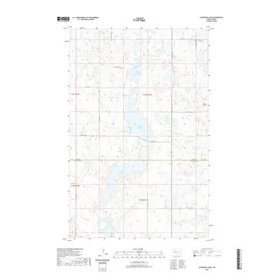 2020 Map of Lostwood Lakes, 2020 Print