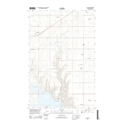 2014 Map of Lothair, 2014 Print