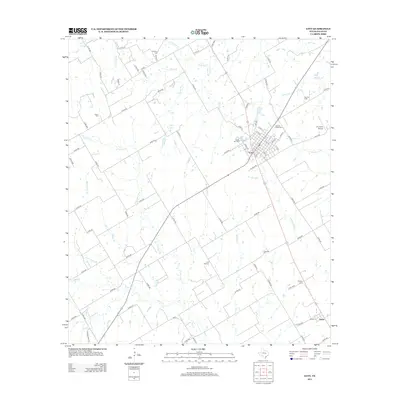 2012 Map of Lott, 2012 Print