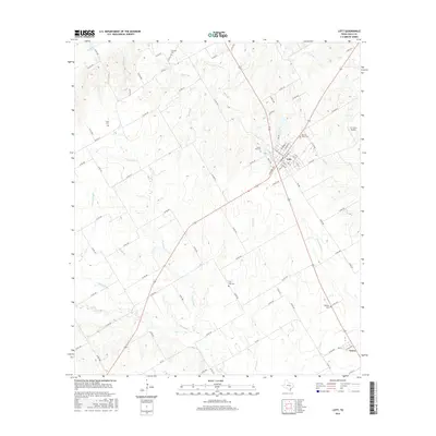 2016 Map of Lott, 2016 Print