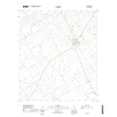 2019 Map of Lott, 2019 Print