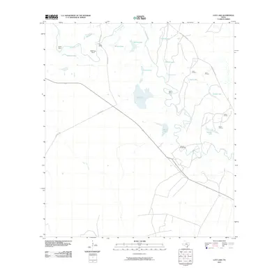 2010 Map of Lott Lake, 2010 Print