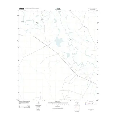2013 Map of Lott Lake, 2013 Print