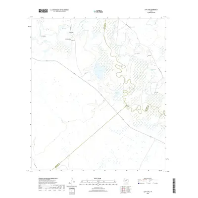 2019 Map of Lott Lake, 2019 Print
