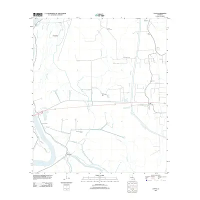 2012 Map of Lottie, 2012 Print