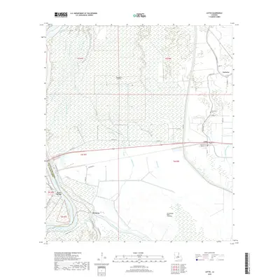 2018 Map of Lottie, 2018 Print