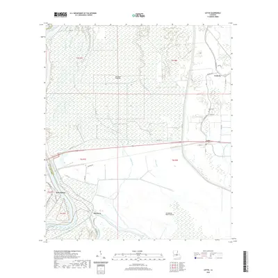 2020 Map of Lottie, 2020 Print