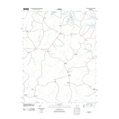 2011 Map of Lottsburg, 2011 Print