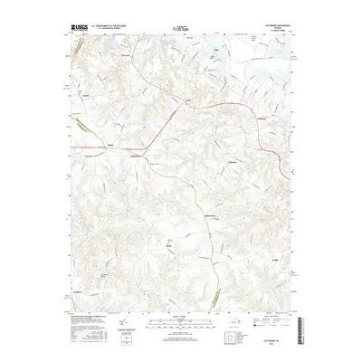 2016 Map of Lottsburg, 2016 Print
