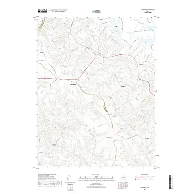 2019 Map of Lottsburg, 2019 Print