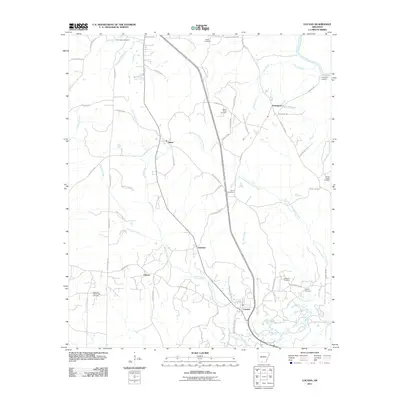 2011 Map of Louann, 2011 Print
